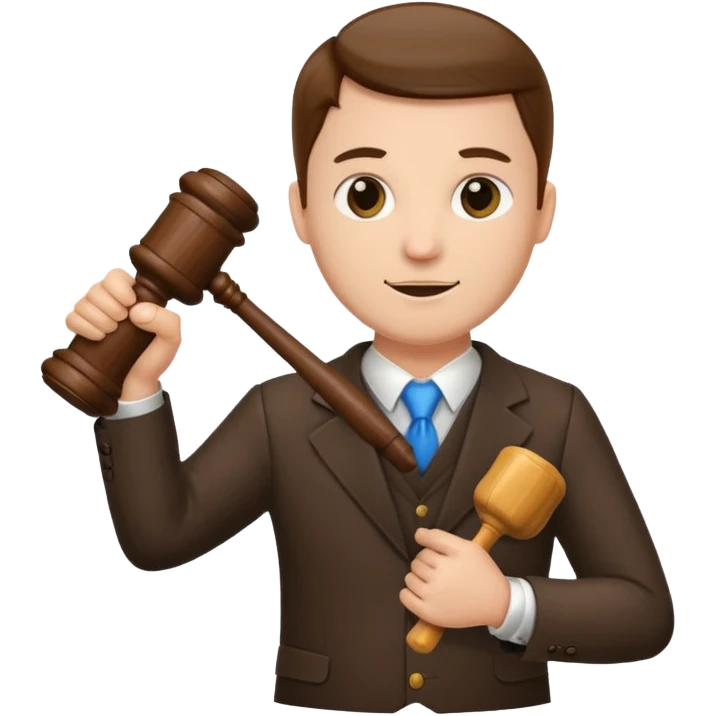 property auction, auctioneer emoji