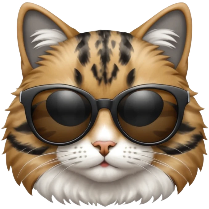 Cat wearing sunglasses emoji