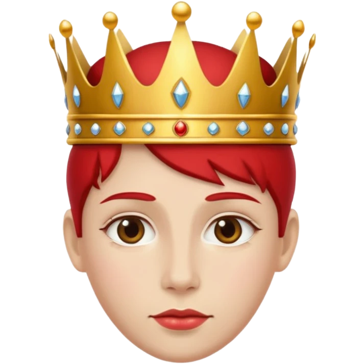 RED Crown King emoji
