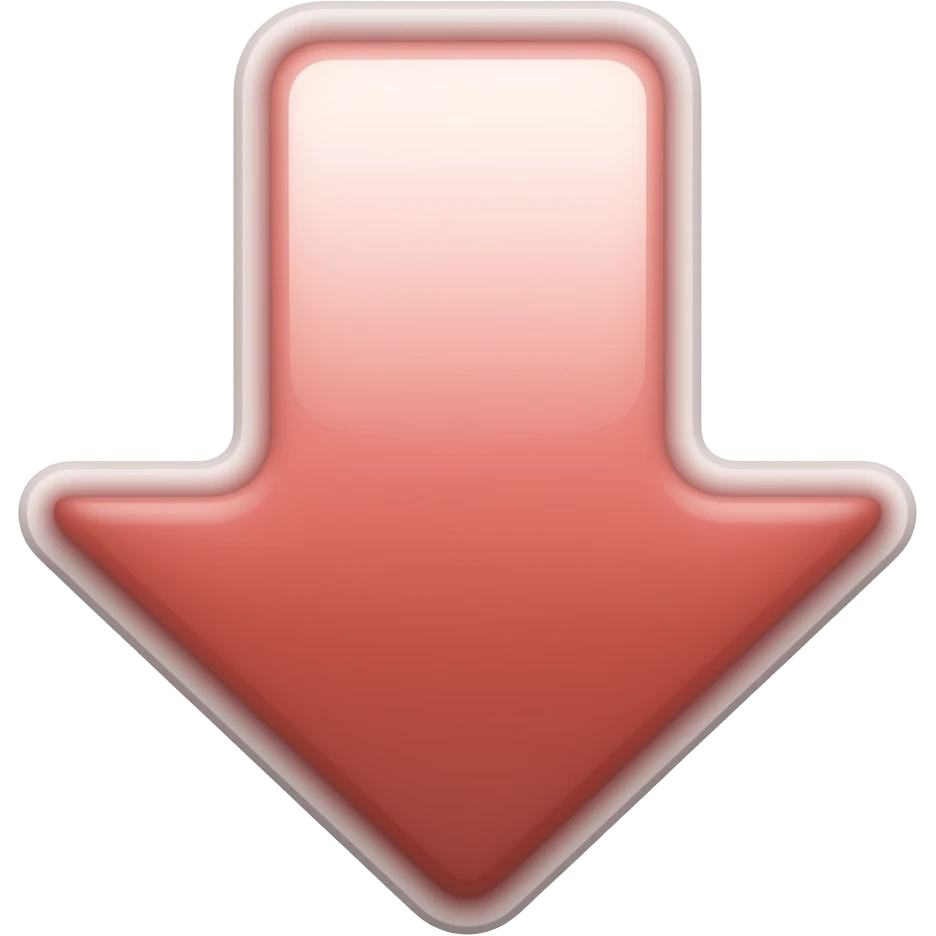 fun down arrow emoji