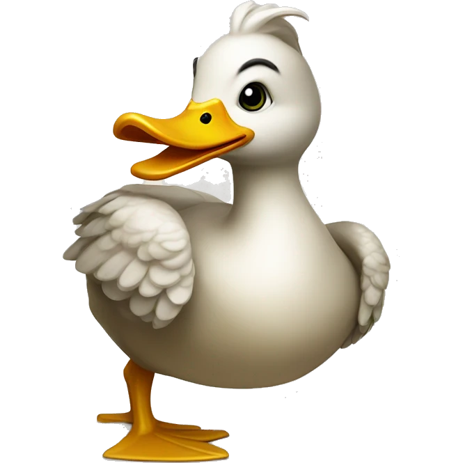 Greek mythical duck emoji