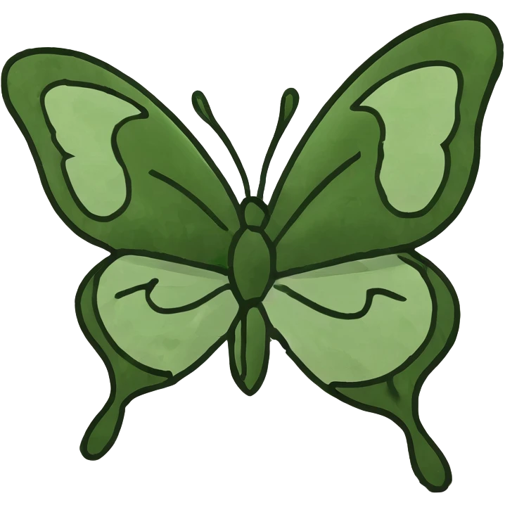 Beautiful butterfly garden  emoji