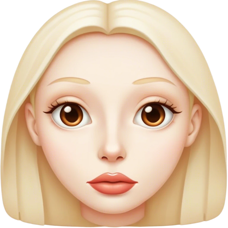 very thin lips emoji