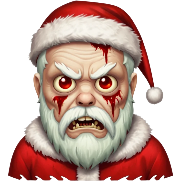 zombi santa emoji