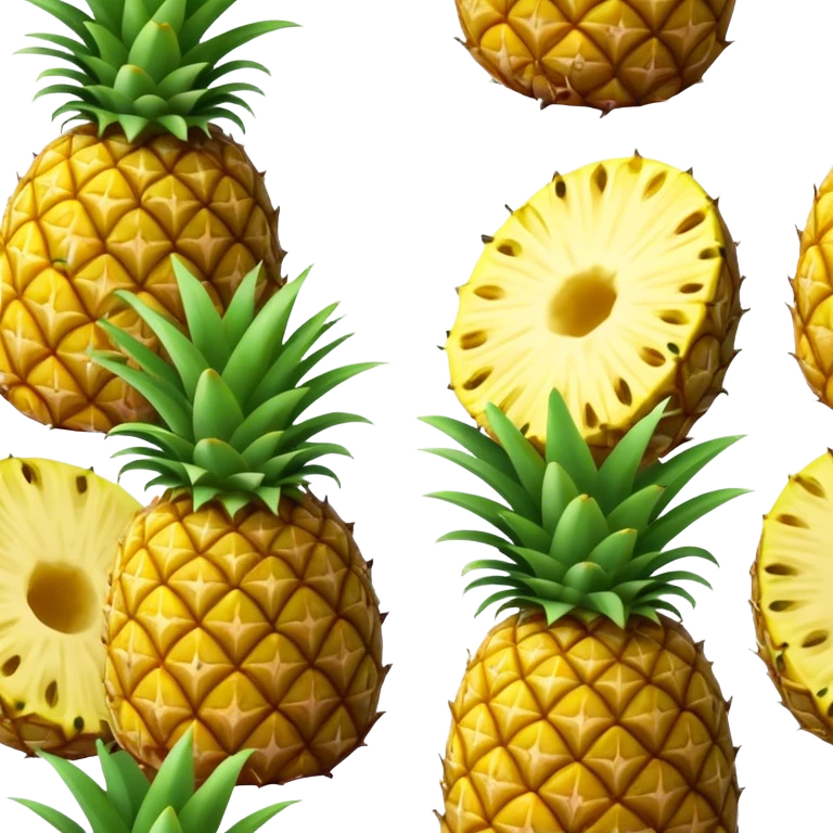 A piece of pineapple emoji