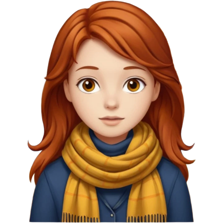 Automne fille ado  emoji