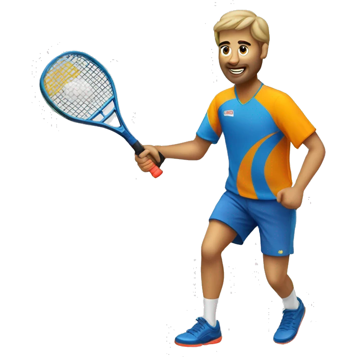 Man playing Padel  emoji