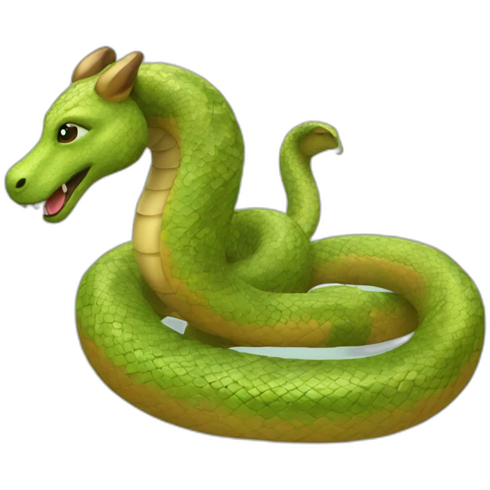 Serpent dans un cheval  emoji