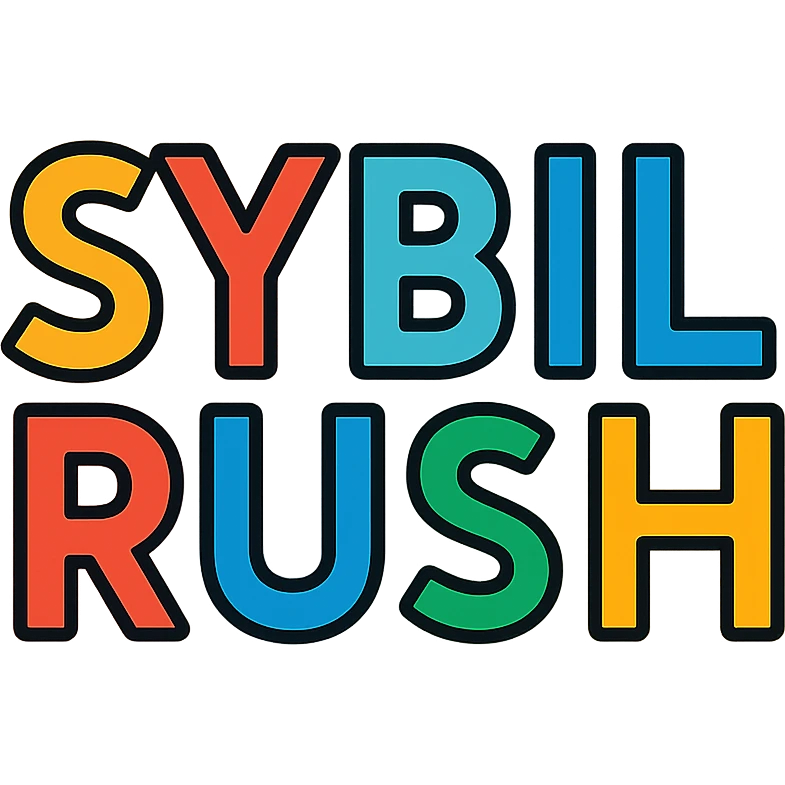 Text saying "SYBILRUSH" emoji