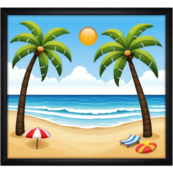Beach emoji