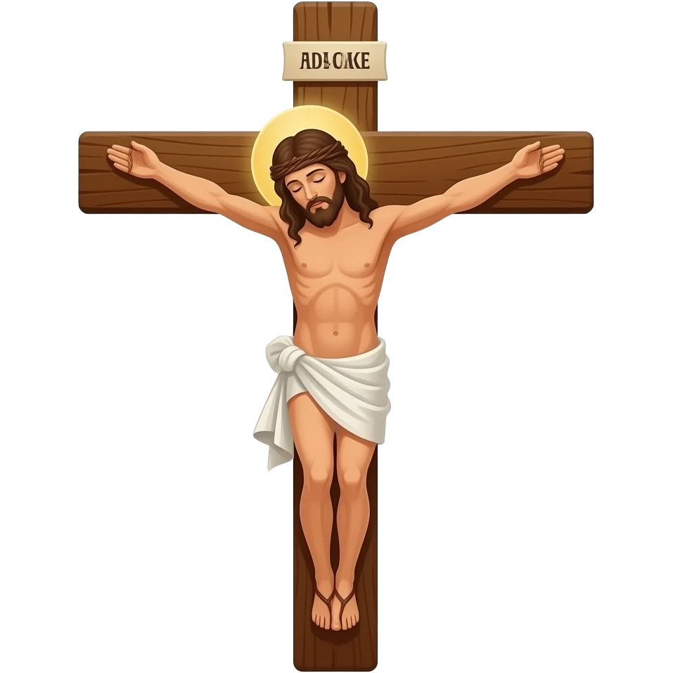JESUS CRUCIFIED ON BLACK FRIDAY ON CROSS emoji