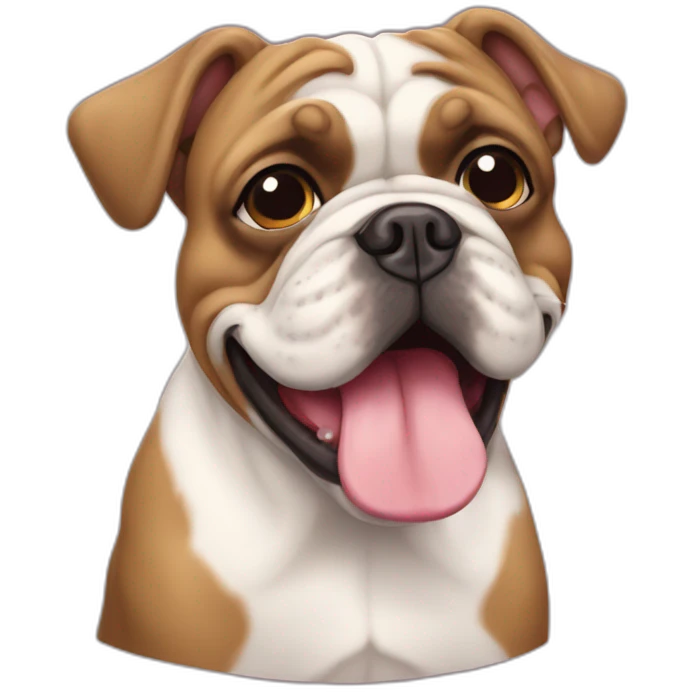 Bouledogue anglais emoji