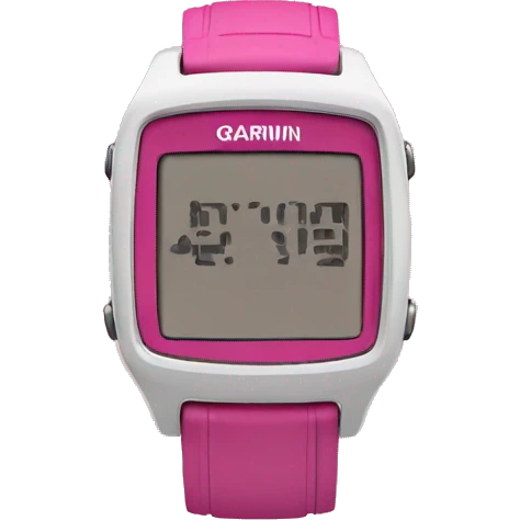 Pink garmin watch emoji