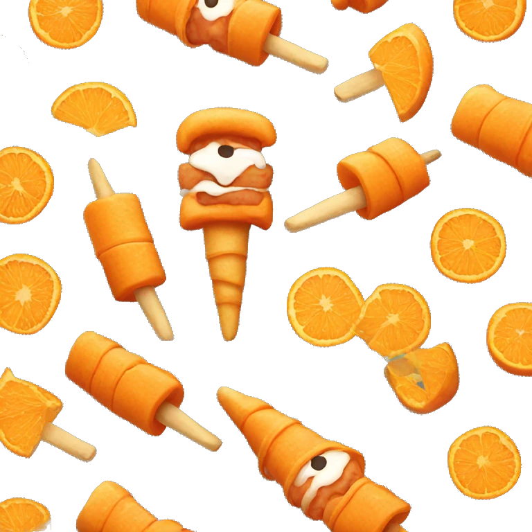 orange kebab emoji