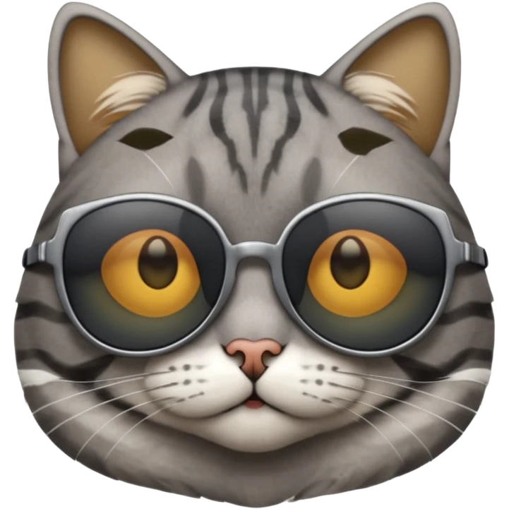 Cat wearing sunglasses emoji