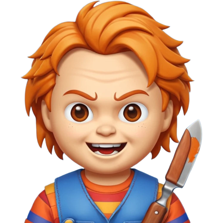 Un emojin de chuky emoji