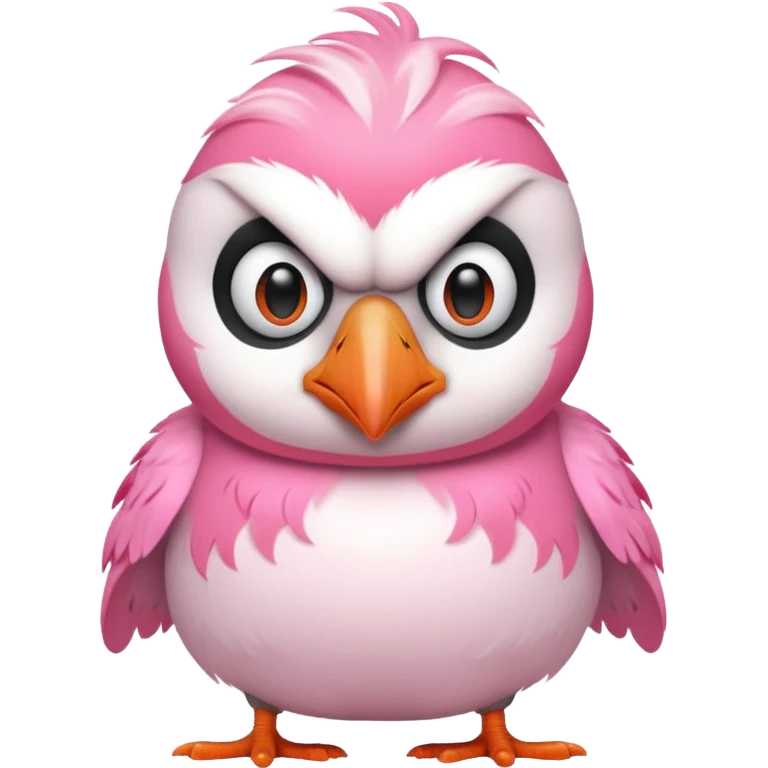 pink puffin angry steam emoji