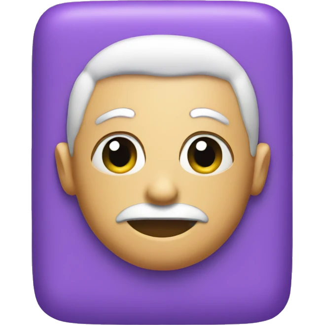 Purple tablet emoji