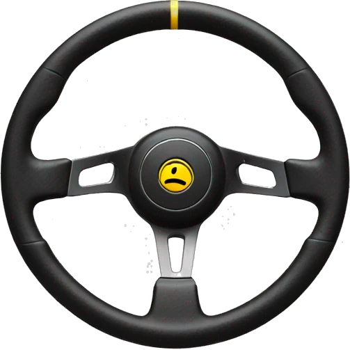 sim racing wheel emoji