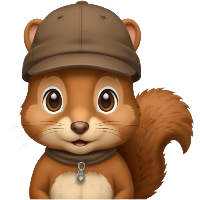 Ardilla con gorra  emoji