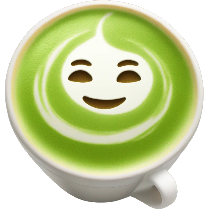 Matcha latte  emoji