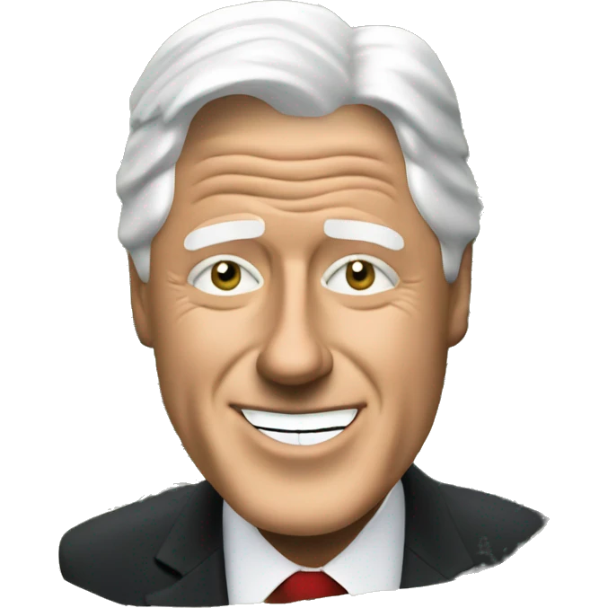 Bill Clinton whit money emoji