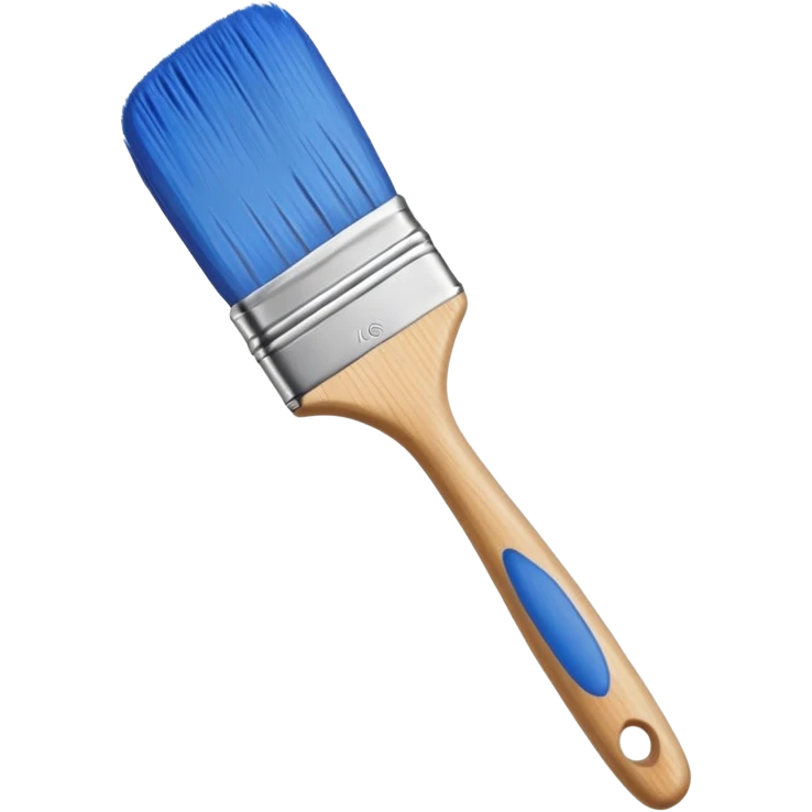 blue paint brush emoji