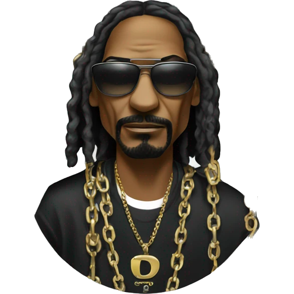 snoop dogg with chains emoji