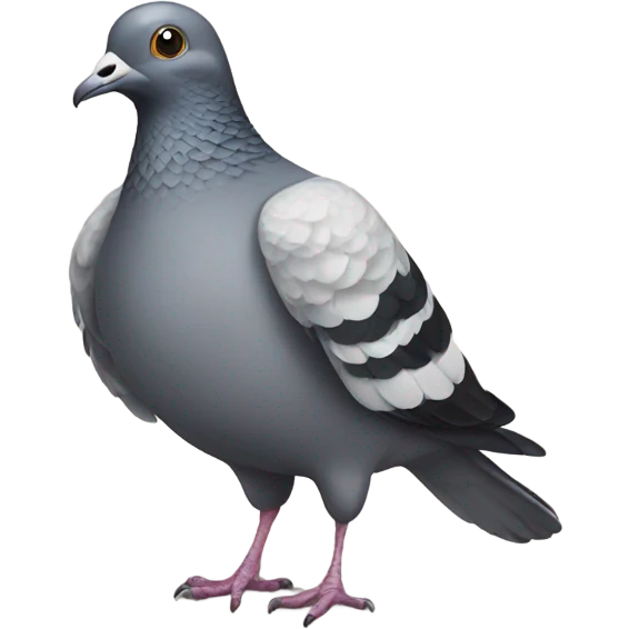 Pigeon in dress  emoji