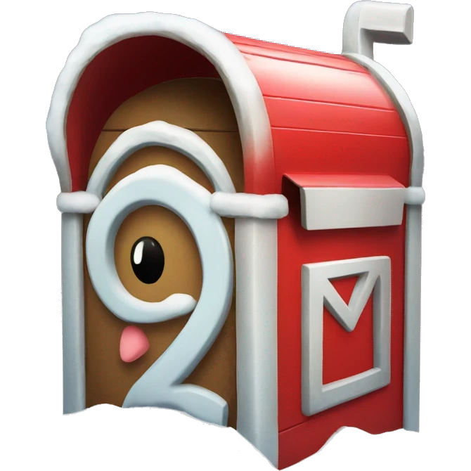 Letter box Christmas  emoji