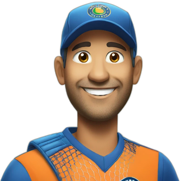 dhoni smile emoji