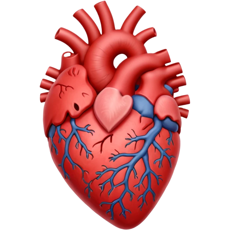 Anatomical heart emoji
