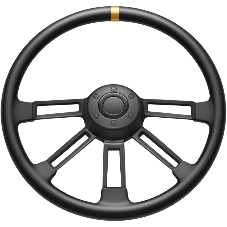 steering wheel, emot emoji