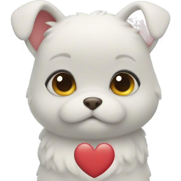 Cute heart emoji