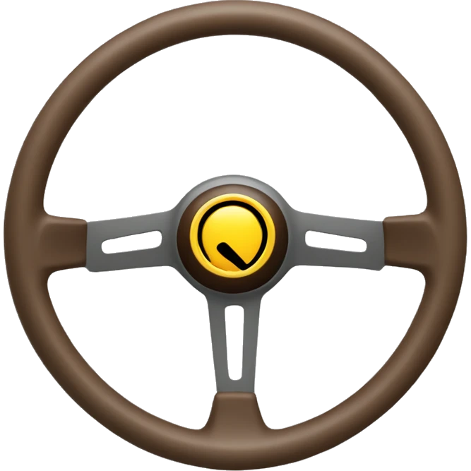 Hunadi car steering wheel  emoji