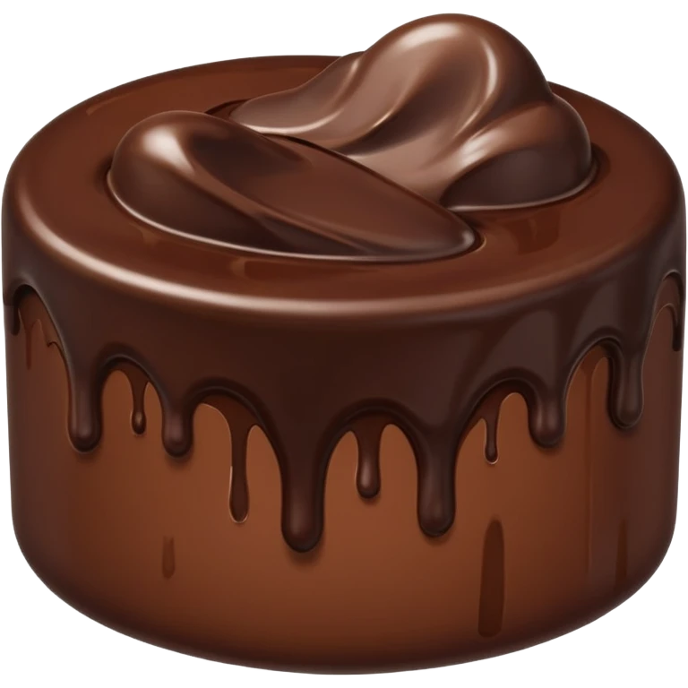 melted chocolate  emoji