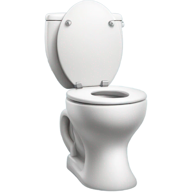 toilet with a head coming out of it emoji