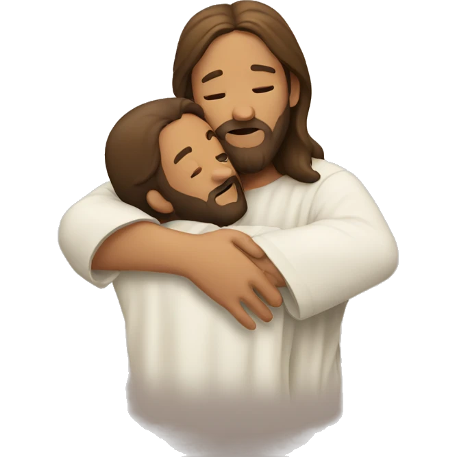 jesus hugging emoji