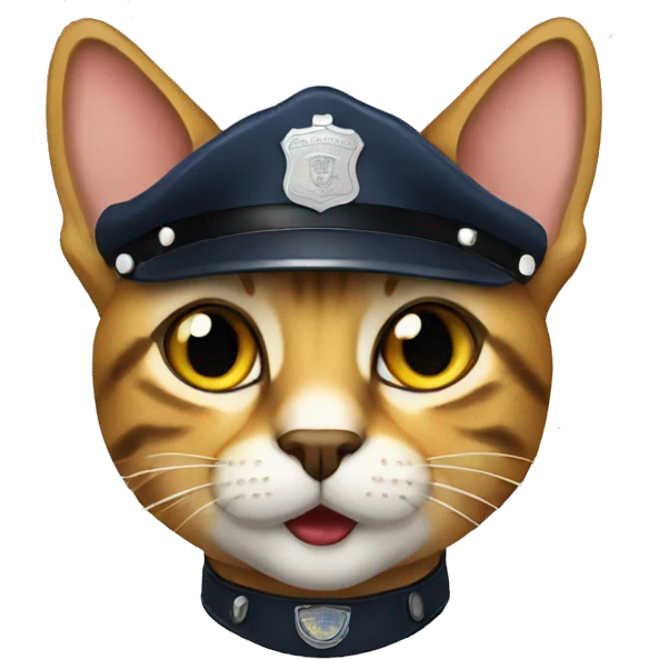 police cat emoji