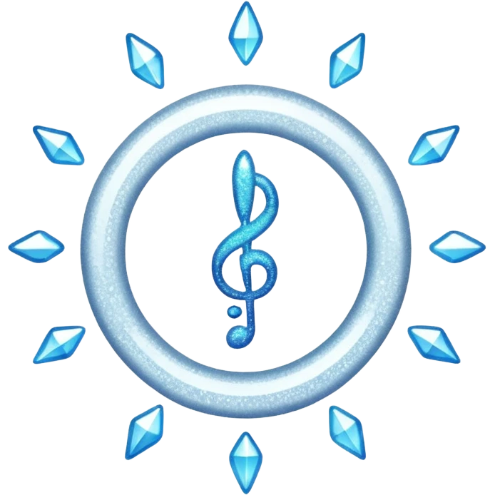 glitter white symbol of health + emoji