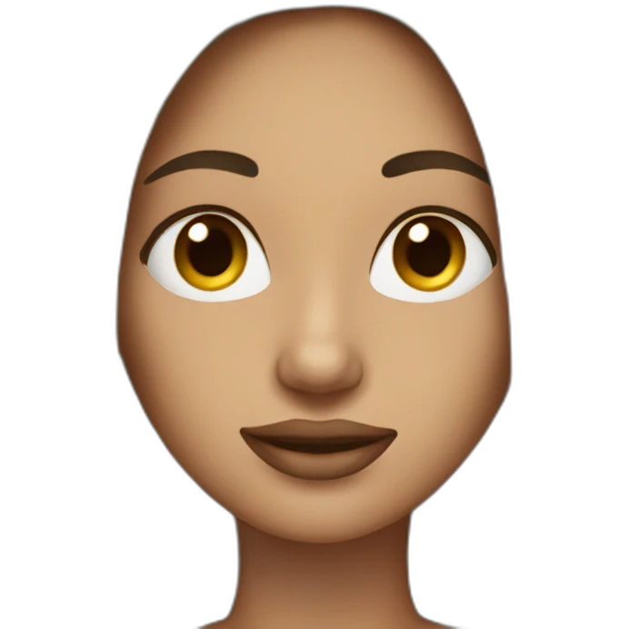 beautiful woman with long straight hair and MacBook emoji