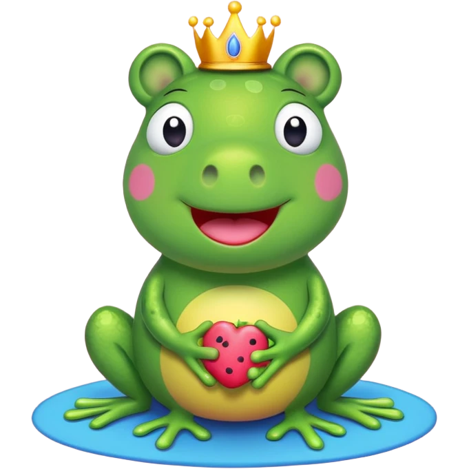 Peppa pig Frog emoji