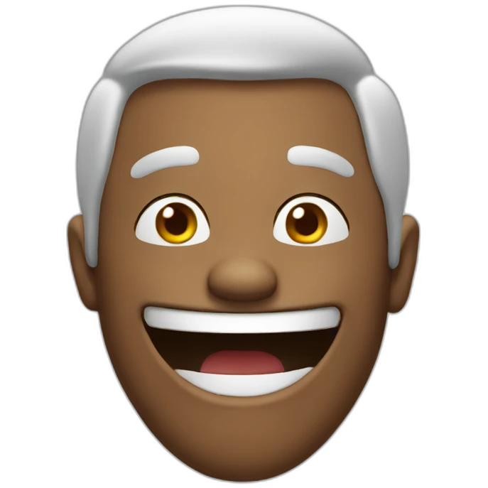 Silly goofy emoji