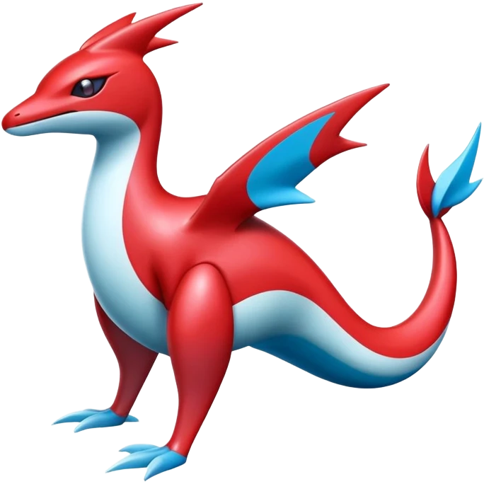 Shiny Latias-Salamence-Fakémon-hybrid-creature (full body)  emoji