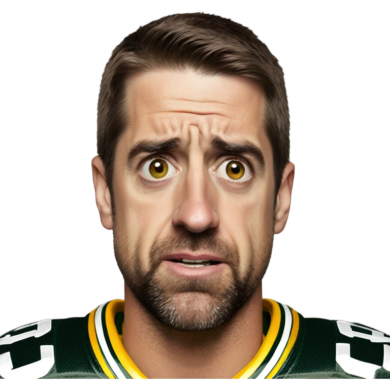 Aaron Rodgers fumbling  emoji