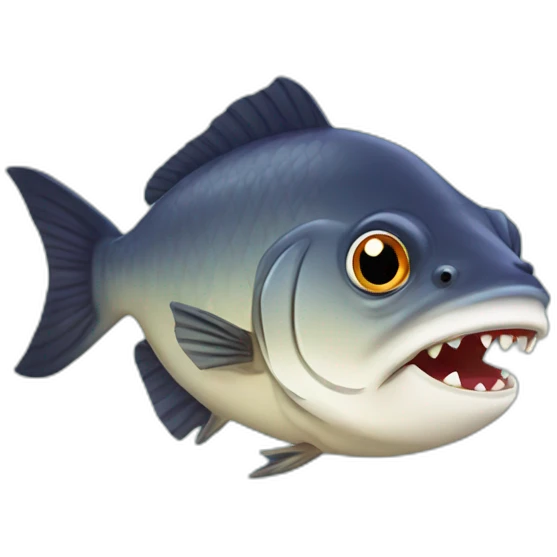 Piranha emoji
