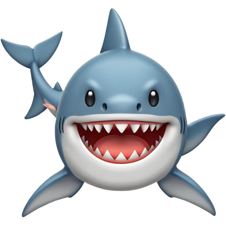 iphone emoji shark with middle finger  emoji