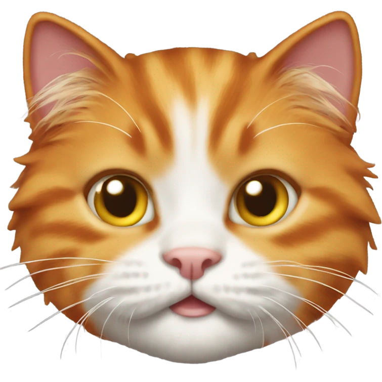 Ginger Cat with crinkle emoji