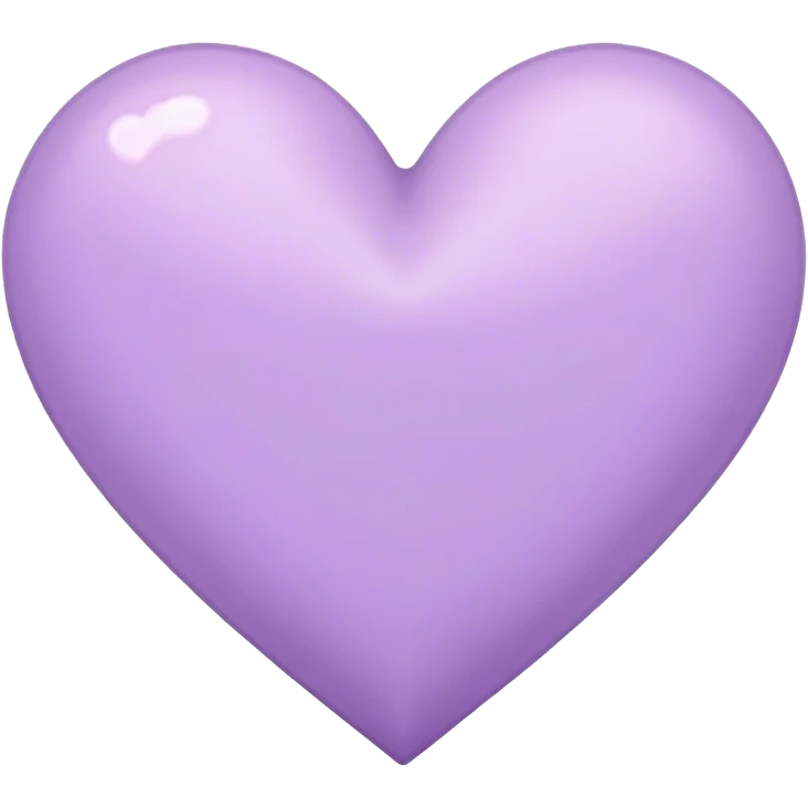 pastel purple heart emoji