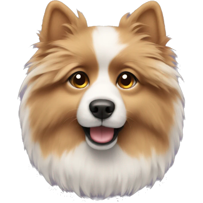 fluffy dog emoji